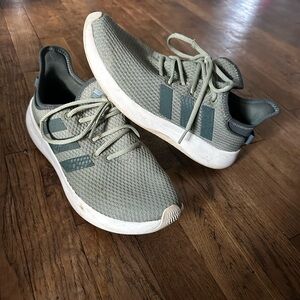 Green Athletic Sneakers Adidas